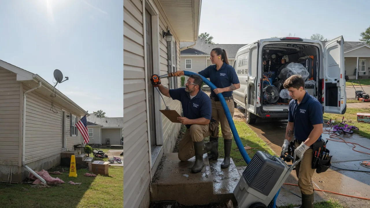 Ceiling Water Damage Restoration in Parkersburg, IA near me